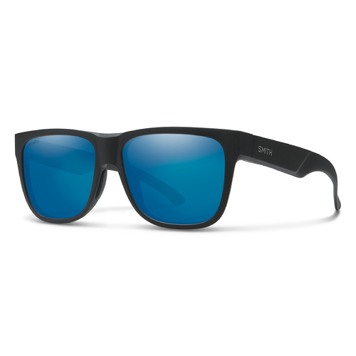 Smith Lowdown 2.0 003/QG 55 Matte Black / Blue Mirror Polarised Lenses