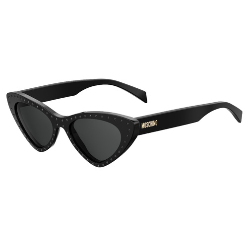 Moschino MOS006/S 2M2 IR 52 Black Gold / Grey Lenses