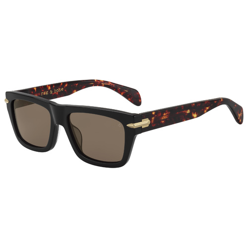 Rag & Bone RNB5025/G/S 2O5 70 55 Black / Brown Lenses