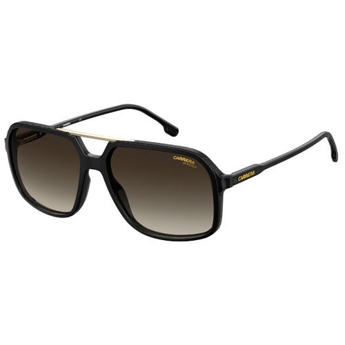 Carrera 229/S R60 HA 59 Black Brown / Brown Gradient Lenses