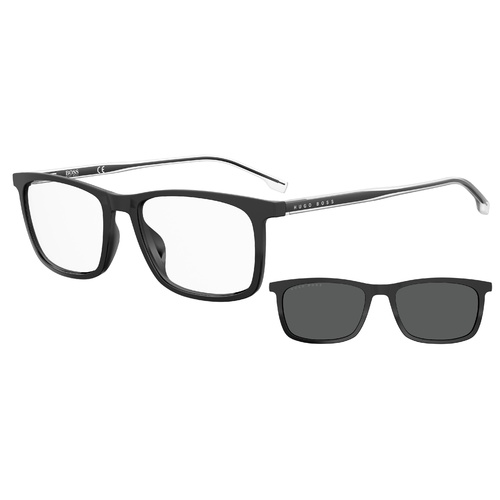 Hugo Boss BOSS 1150/CS 003 55 IR Matte Black / Grey Lenses