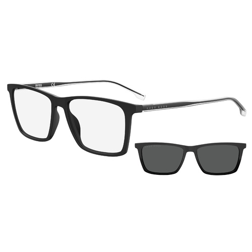 Hugo Boss BOSS 1151/CS 003 56 IR Matte Black / Grey Lenses
