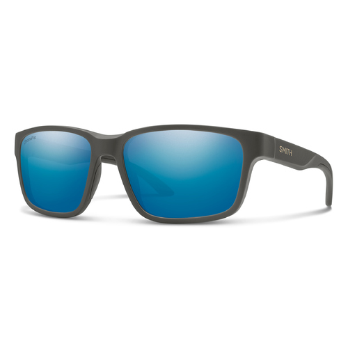 Smith Basecamp FRE/QG-59 Matte Grey / Blue Mirror Polarised Lenses