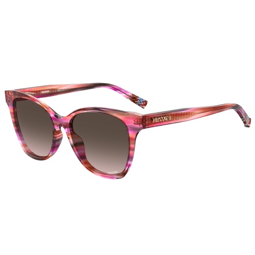 Missoni MIS 0007/S 8CC HA 54 Fuchsia Horn / Brown Lenses
