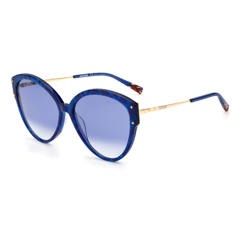 Missoni MIS 0004/S S6F 08 59 Blue Pattern / Dark Blue Gradient Lenses