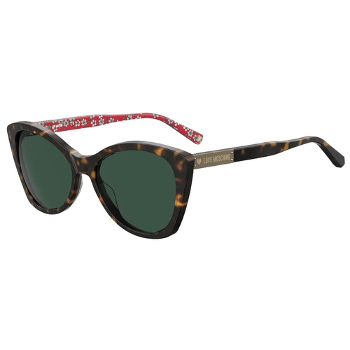 Moschino Love MOL031/S 086 QT 54 Havana / Green Lenses