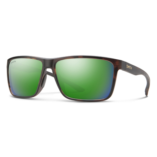 Smith Riptide/S HGC UI 61 Matte Brown Havana / Green Mirror Chromapop Polarised Lenses