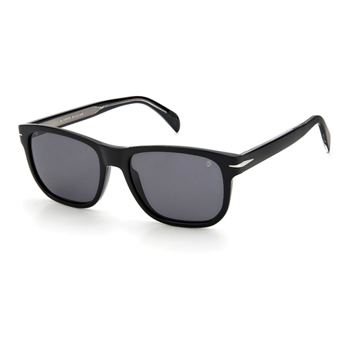 David Beckham DB 1045/S BSC M9 54 Black Silver / Grey Polarised Lenses