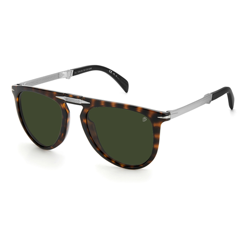 David Beckham DB 1039/S/FD 086 QT 54 Havana / Green Lenses