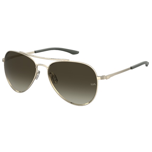 Under Armour UA 0007/G/S 3YG 57 HA Light Gold / Brown Gradient Lenses