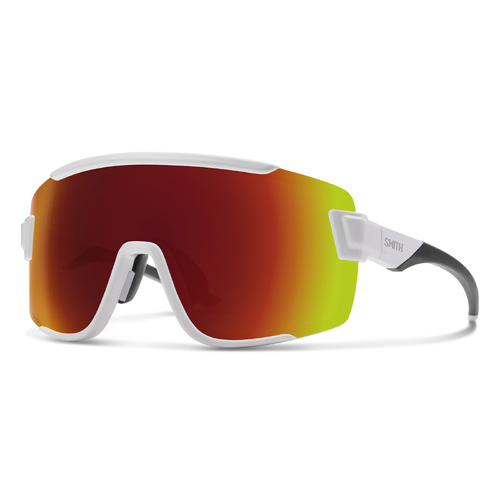 Smith Wildcat 0BK X6 99 White Silver / Red Mirror Chromapop Lenses