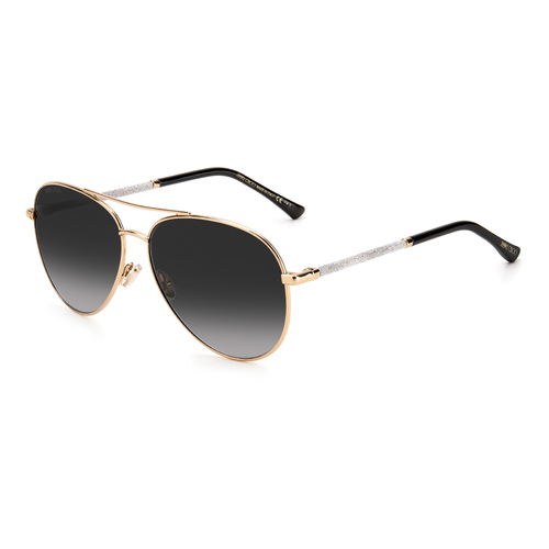 Jimmy Choo DEVAN/S RHL 9O 59 Gold Black / Dark Grey Lenses