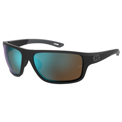 Under Armour UA 0004/S 0VK 65 W1 Matte Black Blue / Blue Mirror Lenses
