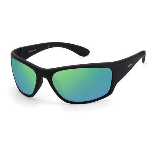 Polaroid Sports PLD 7005/S 3OL 5Z 63 Matte Black Grey / Grey Green Mirror Polarised Lenses