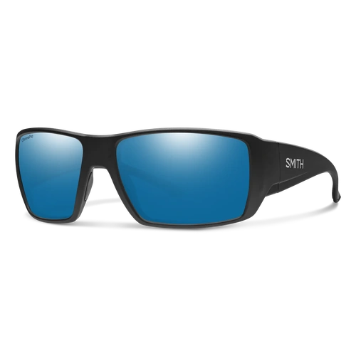 Smith Guide's Choice XL/S 003 QG 63 Matte Black / Blue Mirror Polarised Lenses