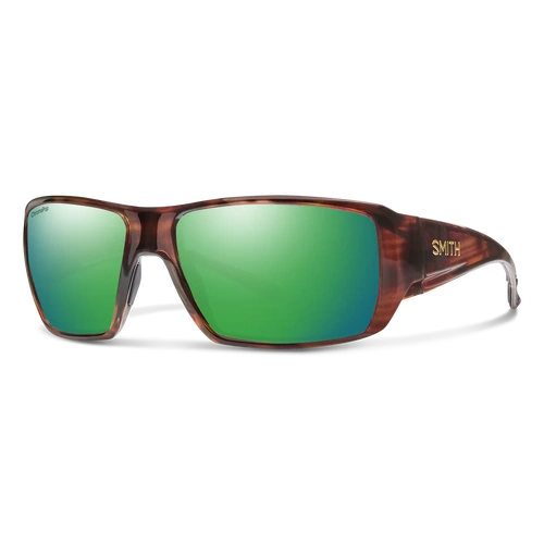 Smith Guide's Choice XL/S 086 UI 63 Tortoise / Green Mirror Polarised Lenses