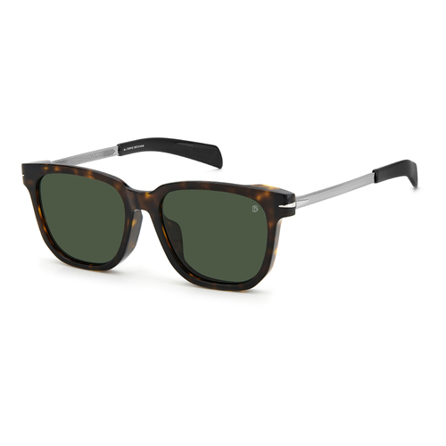 David Beckham DB 7067/F/S 3MA UC 55 Havana Ruthenium / Green Polarised Lenses
