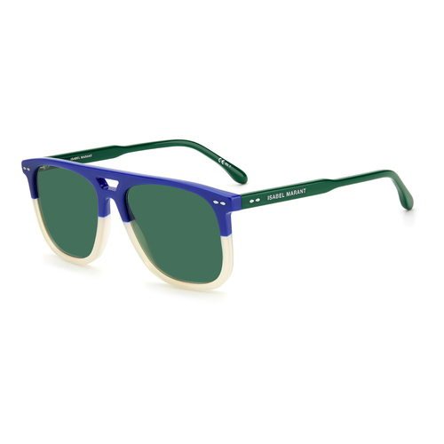 Isabel Marant IM 0007/S 5L7 QT 56 Blue Ivory / Green Lenses