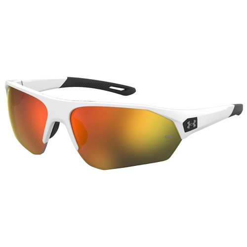 Under Armour UA 0001/G/S 4NL 72 50 Matte Black White / Orange Mirror Lenses