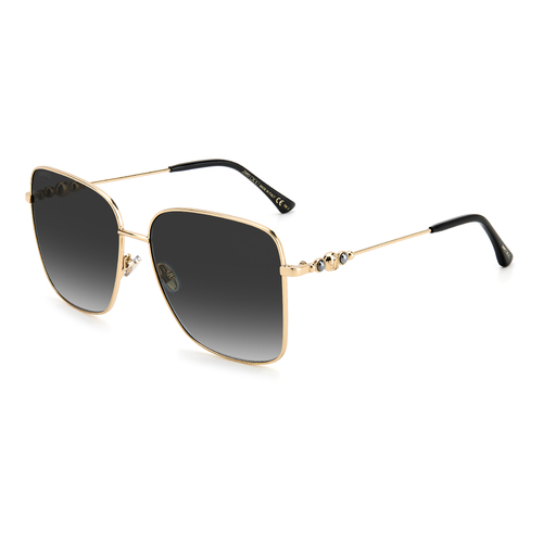 Jimmy Choo HESTER/S 2M2 9O 59 Black Gold / Dark Grey Lenses