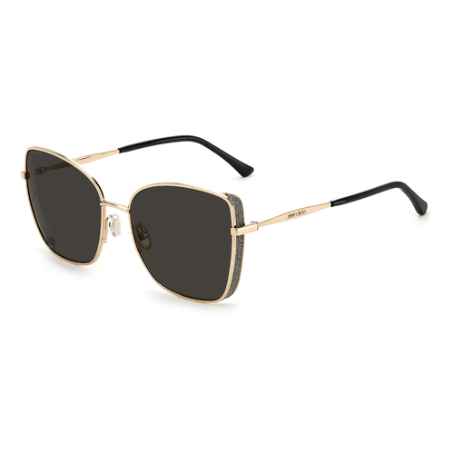 Jimmy Choo ALEXIS/S 2M2 IR 59 Black Gold / Grey Lenses