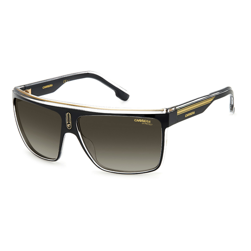 Carrera 22/N 2M2 HA 63 Black Gold / Brown Lenses