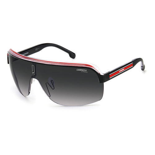 Carrera Topcar 1/N T4O 9O 99 Black Crystal White Red / Dark Grey Lenses