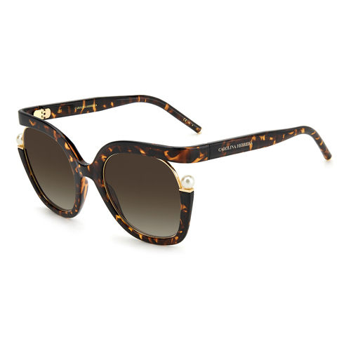 Carolina Herrera CH 0003/S 086 HA 55 Havana / Brown Lenses