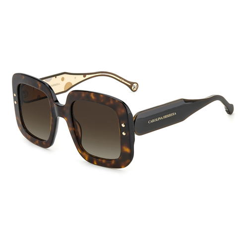 Carolina Herrera CH 0010/S 086 HA 52 Havana / Brown Lenses