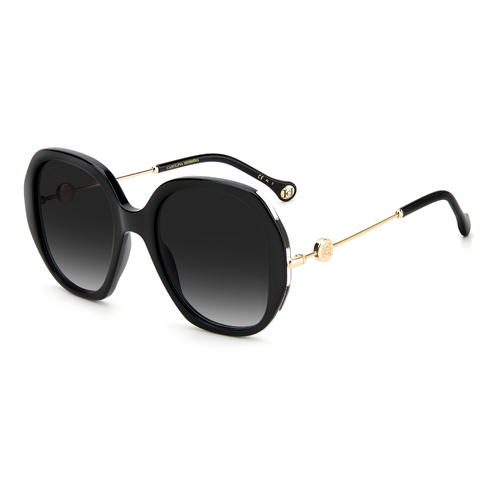 Carolina Herrera CH 0019/S 807 9O 54 Black / Dark Grey Lenses