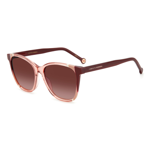 Carolina Herrera CH 0061/S C19 3X 57 Burgundy Nude / Pink Lenses