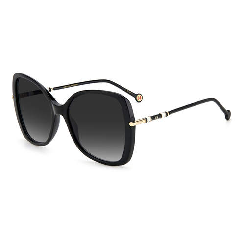 Carolina Herrera CH 0025/S 807 9O 58 Black / Dark Grey Lenses