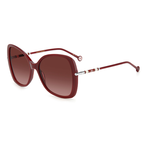 Carolina Herrera CH 0025/S LHF 3X 58 Burgundy / Pink Lenses