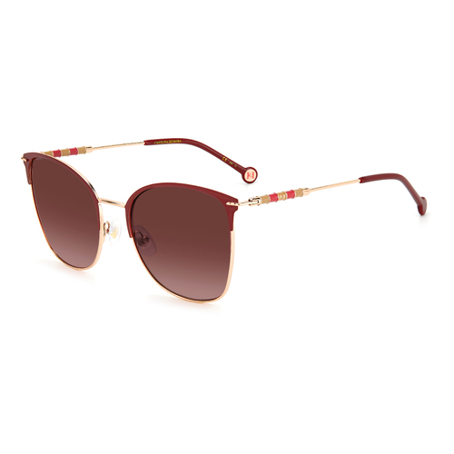 Carolina Herrera CH 0036/S YK9 3X 56 Burgundy Copper Gold / Pink Lenses