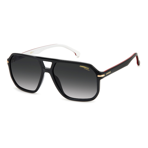 Carrera 302/S M4P 9O 59 Striped Black / Dark Grey Gradient Lenses