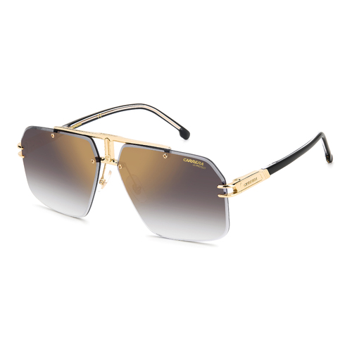 Carrera 1054/S RHL FQ 63 Gold Black / Grey Gradient Gold Mirror Lenses