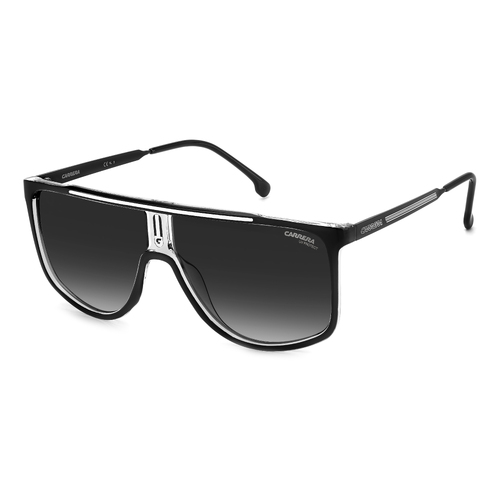 Carrera 1056/S 80S 9O 61 Black White / Dark Grey Gradient Lenses