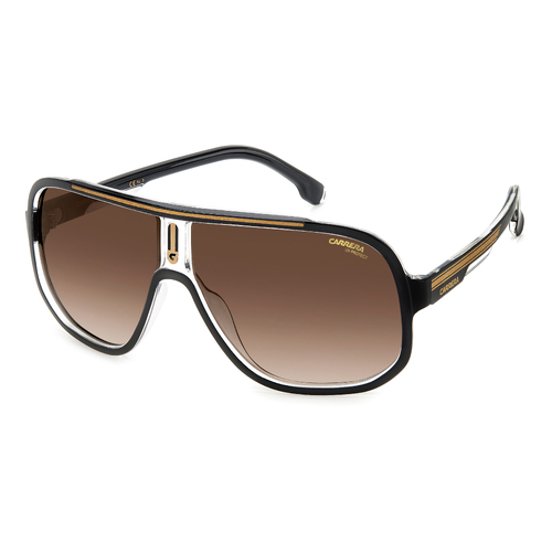 Carrera 1058/S 2M2 HA 63 Black Gold / Brown Gradient Lenses