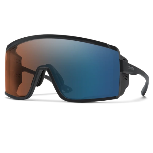 Smith Pursuit 003 GH 99 Matte Black / Blue Mirror Chromapop Photochromic Lenses