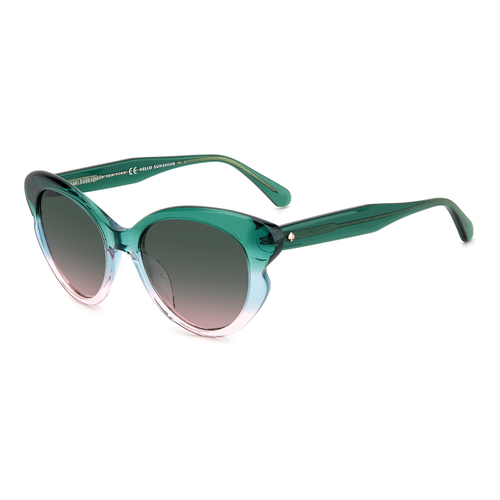 Kate Spade ELINA/G/S 3UK JP 53 Green Blue / Green Pink Gradient Lenses