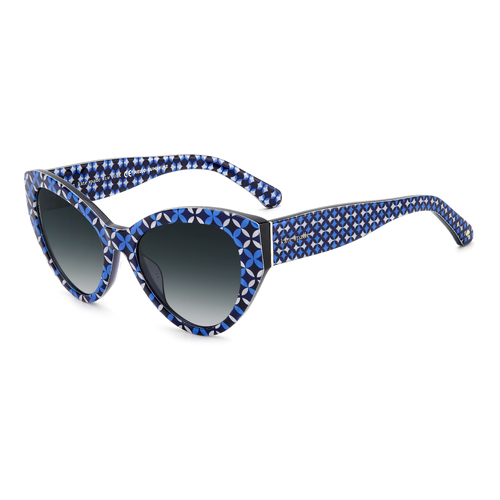 Kate Spade PAISLEIGH/S S6F 9O 55 Blue Pattern / Dark Grey Gradient Lenses