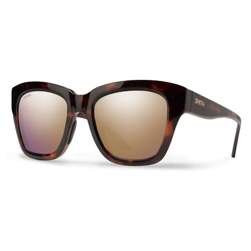 Smith Sway 086 9V 52 Havana / Rose Gold Mirror Chromapop Polarised Lenses
