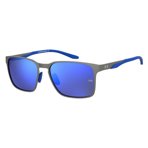Under Armour UA Assist MTL/G V6D Z0 57 Matte Black Dark Ruthenium / Blue Mirror Lenses