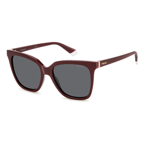 Polaroid PLD 4155/S/X LHF M9 55 Burgundy / Grey Polarised Lenses