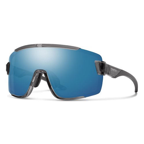 Smith Wildcat 63M ZI 99 Crystal Grey / Blue Mirror Chromapop Lenses