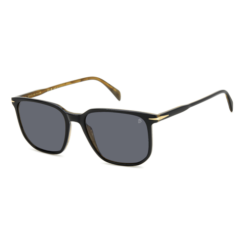David Beckham DB 1141/S 05K M9 55 Black Striped / Grey Polarised Lenses