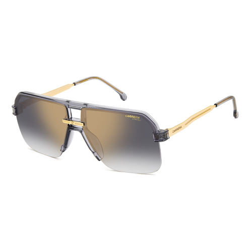 Carrera 1066/S KB7 FQ 63 Grey / Grey Gradient Gold Mirror Lenses