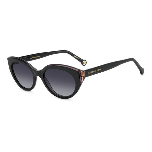 Carolina Herrera HER 0250/S 807 9O 52 Black / Dark Grey Gradient Lenses
