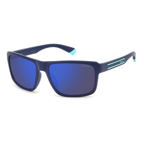 Polaroid PLD 2158/S FLL 5X 58 Matte Blue / Blue Mirror Polarised Lenses