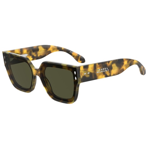 Isabel Marant IM 0170/S C9B QT 65 Havana Honey / Green Lenses